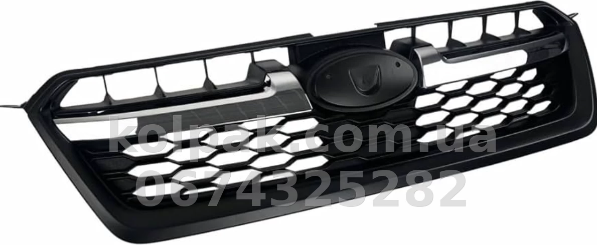 Решітка радіатора Subaru Impreza 2011-2015, чорна, AVTM, 186732991 Решітка радіатора Subaru Impreza 2011-2015, чорна, AVTM, 186732991 — фото 1