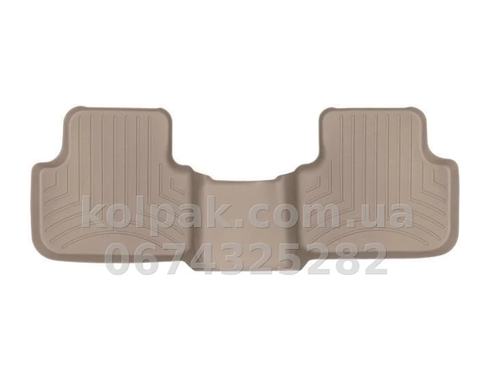 Floor mats for Audi Q7 2019-, rear, without mountings, beige, Weathertech 458875 Floor mats for Audi Q7 2019-, rear, without mountings, beige, Weathertech 458875 β photo 1