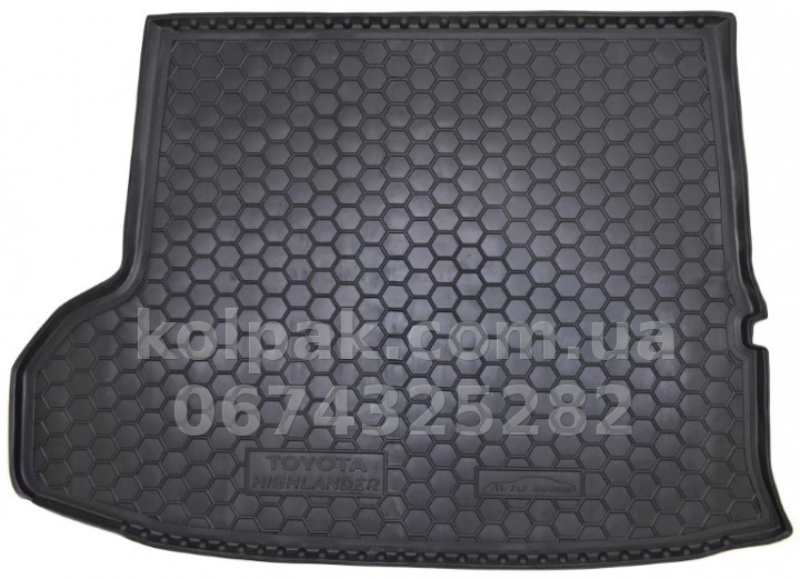 Boot mat for Toyota Highlander 2014-, 7 seats, 111398 Avto-Gumm Boot mat for Toyota Highlander 2014-, 7 seats, 111398 Avto-Gumm β photo 1