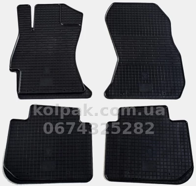 Floor mats for Subaru Impreza 2012-/Forester 2012-/Legacy 2006-/12-/Outback 2006-/12-/XV 2012-, 4 pcs, Stingray, 1029014 — photo 2