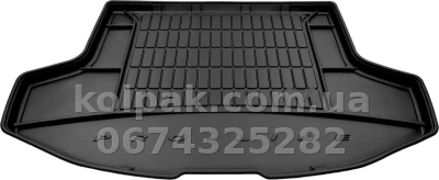 Boot mat for Mitsubishi Lancer HB 2007-2017, upper level, with space-saver spare wheel, without subwoofer, Pro-Line, Frogum FG TM406902 — photo 2