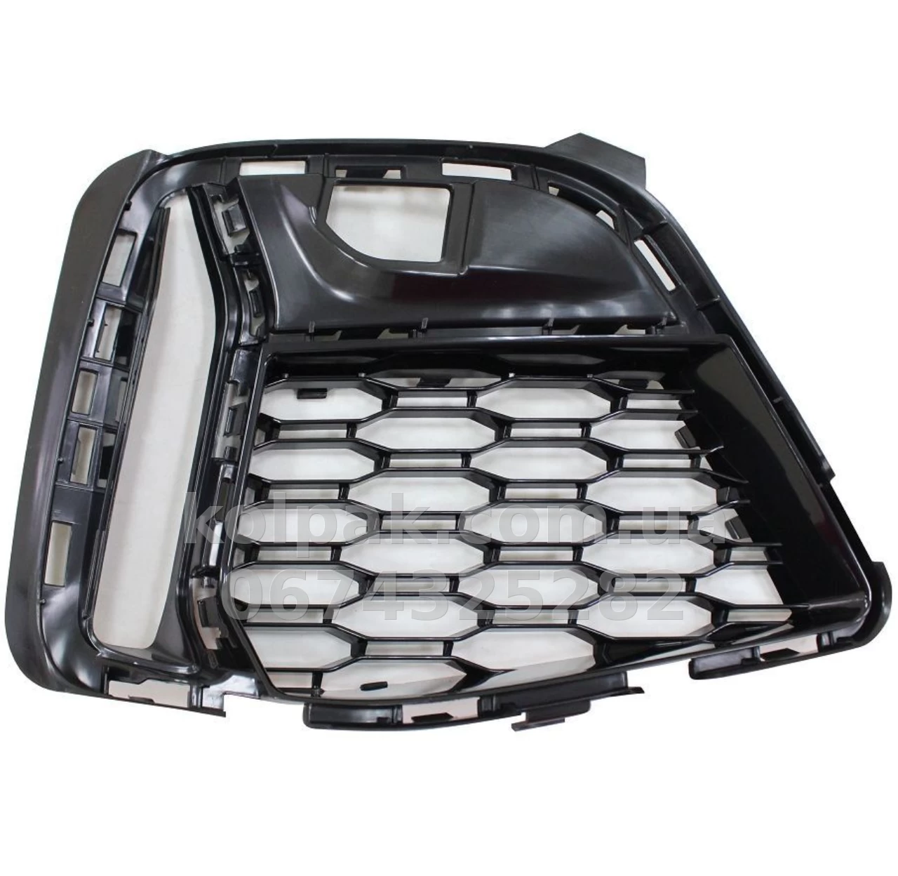Right bumper grille BMW 3-Series G20/G21 2019-2022, M-Sport, outer, black gloss, AVTM, 51118075650, 181442928 Right bumper grille BMW 3-Series G20/G21 2019-2022, M-Sport, outer, black gloss, AVTM, 51118075650, 181442928 β photo 1
