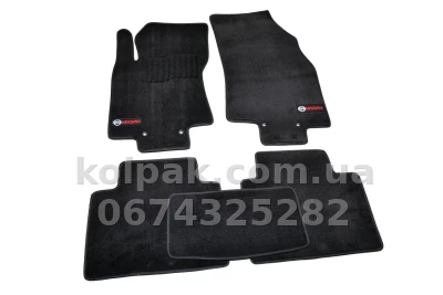 Ворсові килимки в салон Nissan X-Trail T32 2014-, Premium, чорні, AVTM BLCLX1434 Ворсові килимки в салон Nissan X-Trail T32 2014-, Premium, чорні, AVTM BLCLX1434