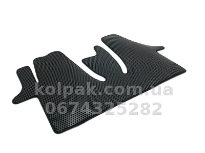 Килимки в салон Volkswagen T5 Transporter/T6 Transporter2004-, EVA, чорні, 1+2 шт., AVTM BLCEV1692 — фото 2