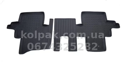 Polyurethane floor mats for Nissan Pathfinder R52 2014-, 5 seats, Norplast, NPA11-C61-454 Polyurethane floor mats for Nissan Pathfinder R52 2014-, 5 seats, Norplast, NPA11-C61-454 β photo 4