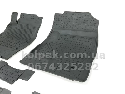 Floor mats for Haval H6 2015-, Rubber, 5 pcs, Seintex, 86467 — photo 4