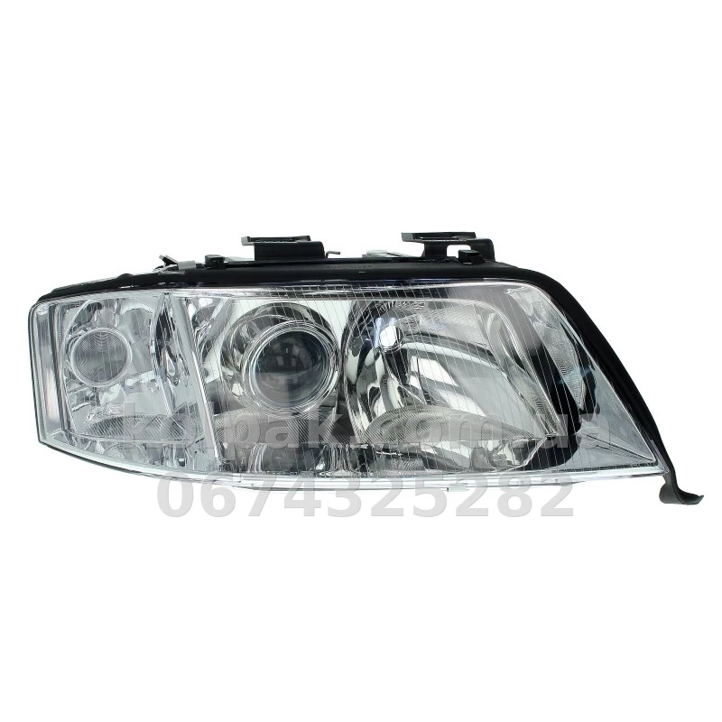 Front right headlight Audi A6 1999-2001, H7/H1, electric adjustment, Depo, 441-1192R-LD-EM Front right headlight Audi A6 1999-2001, H7/H1, electric adjustment, Depo, 441-1192R-LD-EM β photo 1