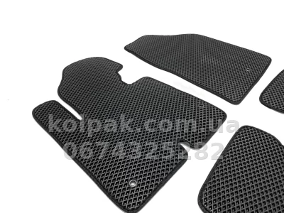 Килимки в салон Hyundai Santa Fe 2012-2018, EVA, чорні, 5 шт., AVTM BLCEV1236 — фото 5