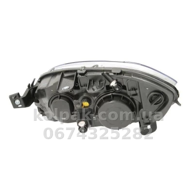 Front right headlight Fiat Linea (323) 2007-, H7/H1, electric adjustment, with motor, Depo, 661-1156RMLD-EM — photo 2