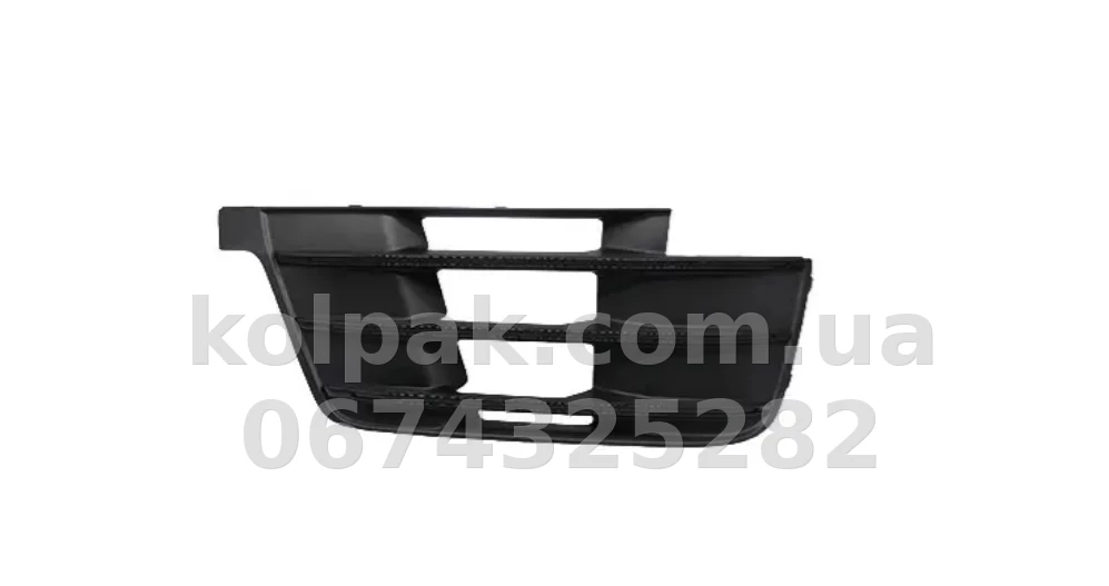 Right bumper grille Audi Q7 2015-2020 S-Line, black, without opening for adaptive cruise control 4M0807682EGXE AVTM 181220916 Right bumper grille Audi Q7 2015-2020 S-Line, black, without opening for adaptive cruise control 4M0807682EGXE AVTM 181220916 β photo 1