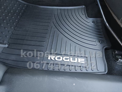 Гумові килимки в салон Nissan Rogue 2014–2021 HAVOC — фото 16