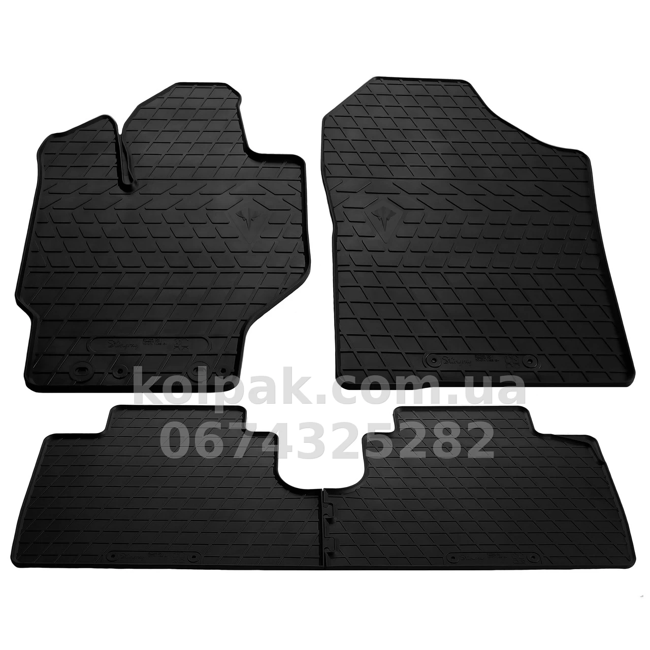 Floor mats for Toyota Yaris 2013-, 4 pcs, Stingray, 1022064 Floor mats for Toyota Yaris 2013-, 4 pcs, Stingray, 1022064 β photo 1