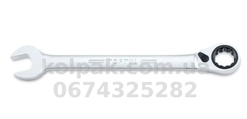Klucz płasko-oczkowy 10 mm (z grzechotką dwukierunkową) TOPTUL ABAF1010 Klucz płasko-oczkowy 10 mm (z grzechotką dwukierunkową) TOPTUL ABAF1010 — zdjęcie 1