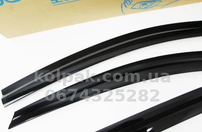 Дефлектори вікон Toyota Corolla 2007-2013 4 шт. Clover AC A169 — фото 3