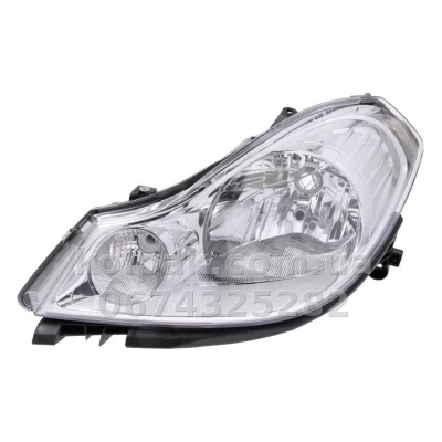 Передня ліва фара Renault Symbol 2008-, H4, електричне регулювання, Depo, 551-1175L-LD-EM