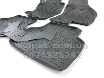 Floor mats for Volkswagen Jetta 2011-2018, Rubber, 5 pcs, Seintex, 82571 — photo 6