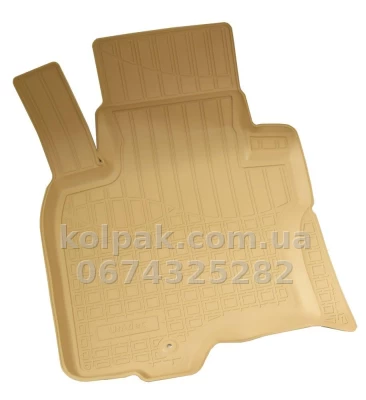 Polyurethane floor mats for Infiniti FX50 S51 2012-/QX70 2013-, beige, Norplast, NPA10-C33-530B — photo 2