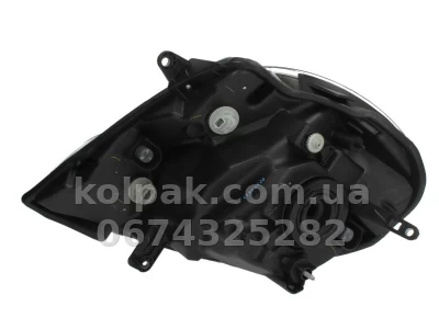 Передня ліва фара Renault Kangoo 2008-2013, H4, електричне регулювання, Depo, 551-1176L-LD-EM — фото 2