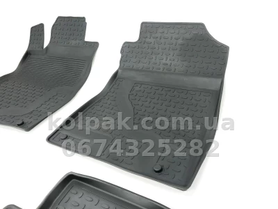 Floor mats for Honda CR-V 2012-2016, Rubber, 4 pcs, Seintex, 85083 — photo 4