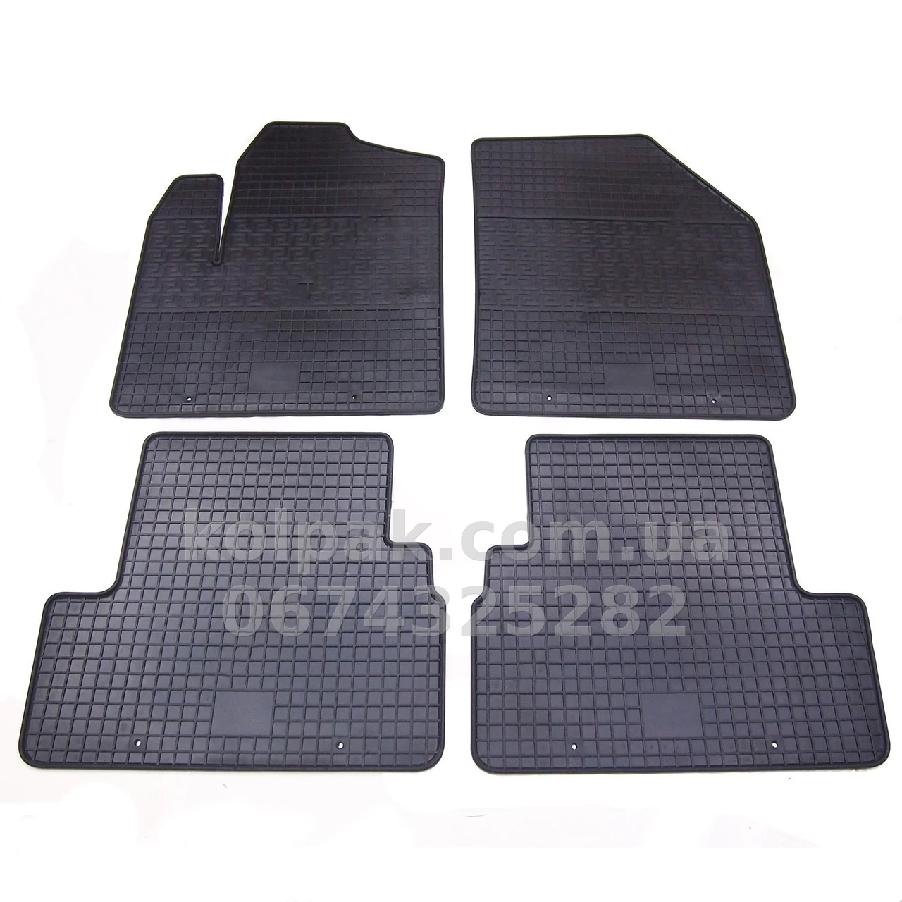 Floor mats for Ford Transit Connect 2003-2014, 4 pcs, Polytep, 57522 Floor mats for Ford Transit Connect 2003-2014, 4 pcs, Polytep, 57522 β photo 1