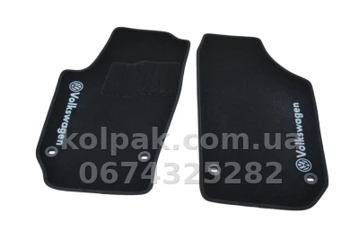 Ворсові килимки в салон Volkswagen Polo 2001-2008, чорні, 5 шт., AVTM BLCCR1679 Ворсові килимки в салон Volkswagen Polo 2001-2008, чорні, 5 шт., AVTM BLCCR1679 — фото 8