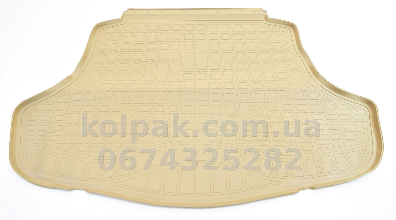 Polyurethane boot mat for Toyota Camry XV70 2017-, beige, Norplast NPA00-T88-100B Polyurethane boot mat for Toyota Camry XV70 2017-, beige, Norplast NPA00-T88-100B β photo 1