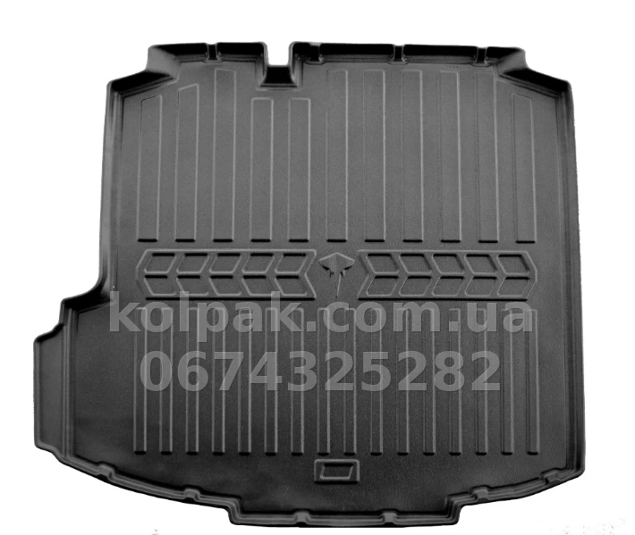 Poliuretanowa mata do bagażnika Volkswagen Jetta 5 SD 2005-2010, z podwyższonymi rantami, Stingray 6024441 Poliuretanowa mata do bagażnika Volkswagen Jetta 5 SD 2005-2010, z podwyższonymi rantami, Stingray 6024441 — zdjęcie 1