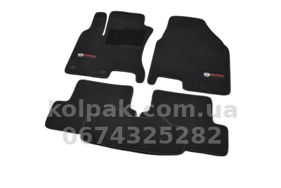 Ворсові килимки в салон Nissan Qashqai 2007-2013, Premium, чорні, AVTM BLCLX1424 Ворсові килимки в салон Nissan Qashqai 2007-2013, Premium, чорні, AVTM BLCLX1424