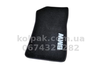 Ворсові килимки в салон BMW X1 Е84 2009-2015, чорні, 5 шт., AVTM BLCCR1052 — фото 3