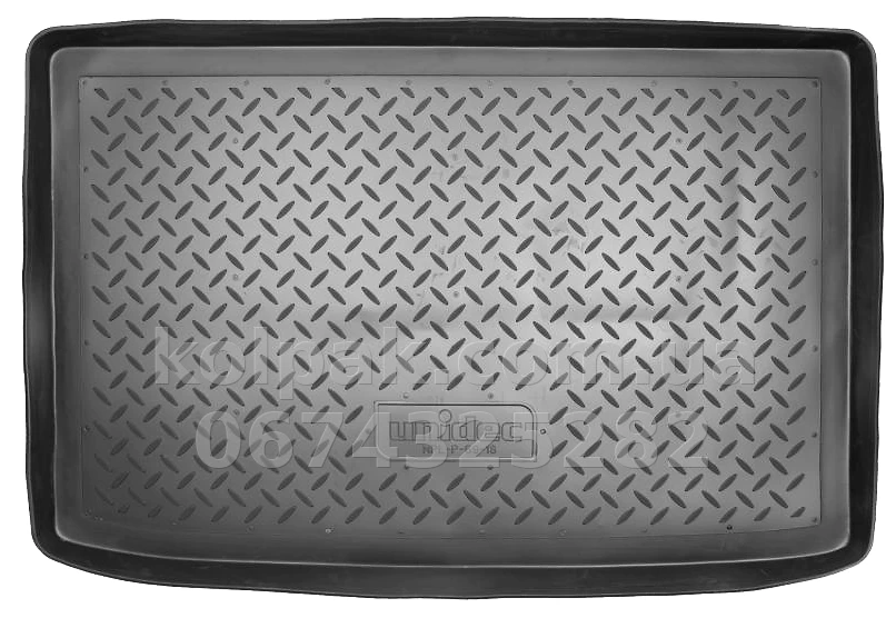 Polyurethane boot mat for Renault Clio HB 1998-2006, Norplast NPL-P-69-18 Polyurethane boot mat for Renault Clio HB 1998-2006, Norplast NPL-P-69-18 β photo 1