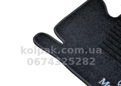 Ворсові килимки в салон Mercedes-Benz E-Class W124 1984-1997, чорні, 5 шт., AVTM BLCCR1339 Ворсові килимки в салон Mercedes-Benz E-Class W124 1984-1997, чорні, 5 шт., AVTM BLCCR1339 — фото 8