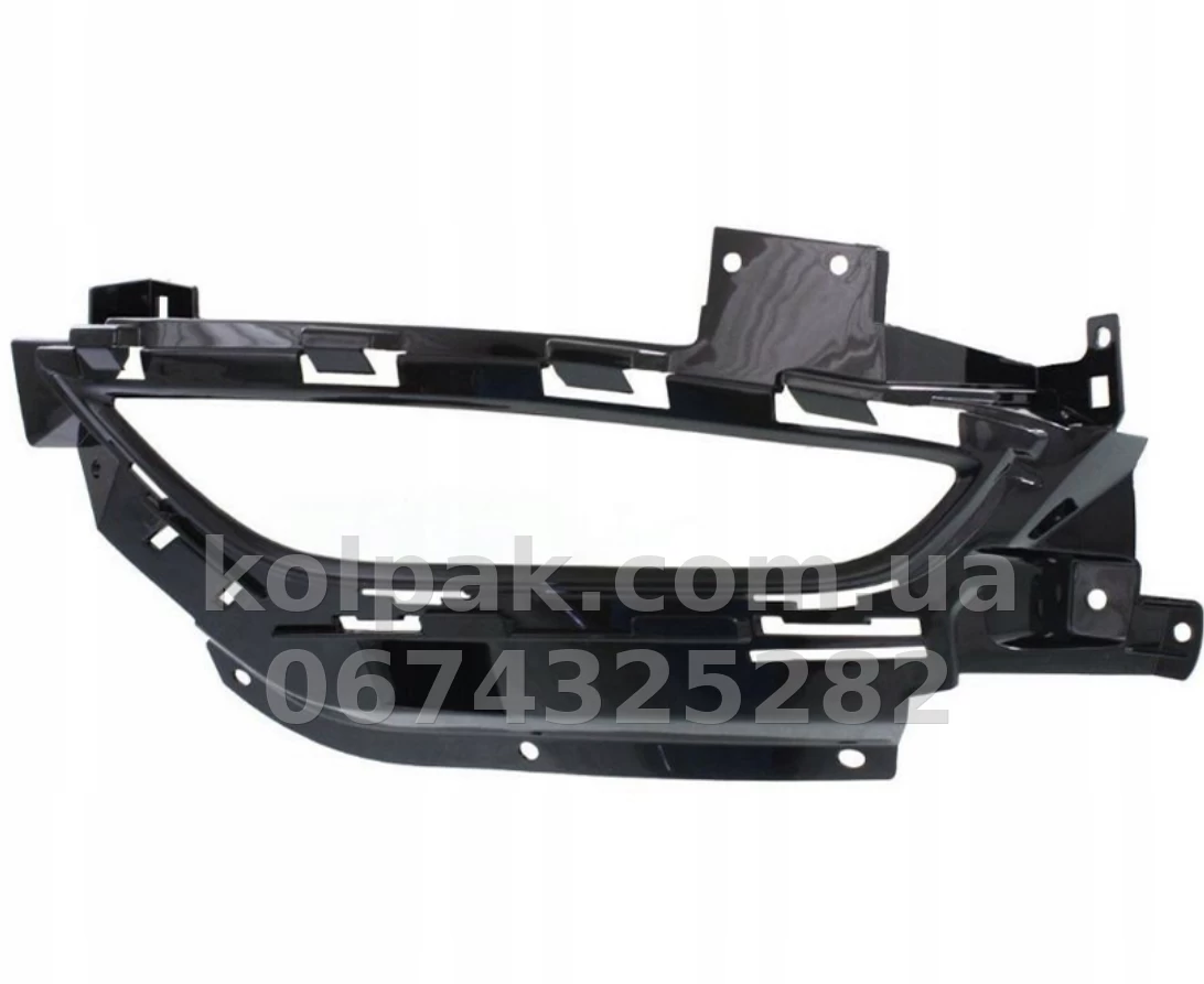 Right bumper grille Chrysler 200 2014-2016, outer, black gloss, AVTM, 68203004AC, 181803938 Right bumper grille Chrysler 200 2014-2016, outer, black gloss, AVTM, 68203004AC, 181803938 β photo 1