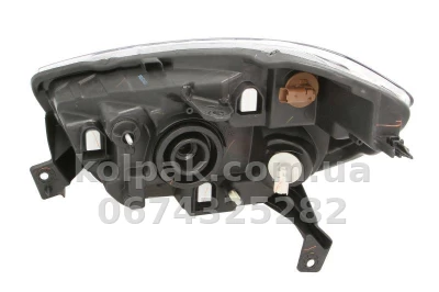 Front right headlight Dacia Dokker 2012-, H4, electric adjustment, Depo, 551-1196R-LD-EM — photo 2