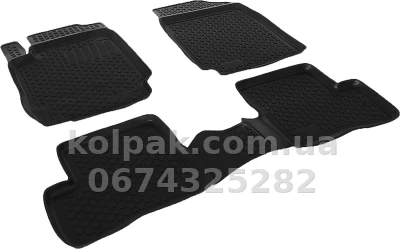 Поліуретанові килимки в салон Nissan Micra 2002-, L.Locker, 205090101