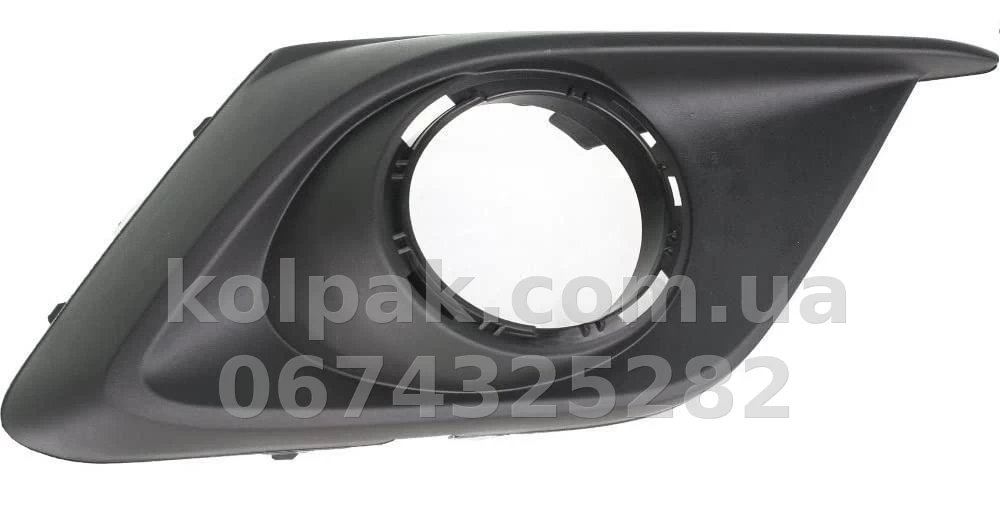 Kratka zderzaka prawa Mazda 3 BM 2013-2016, z otworem na światło przeciwmgielne, AVTM, BJE150C11A, 4424 918 Kratka zderzaka prawa Mazda 3 BM 2013-2016, z otworem na światło przeciwmgielne, AVTM, BJE150C11A, 4424 918 — zdjęcie 1