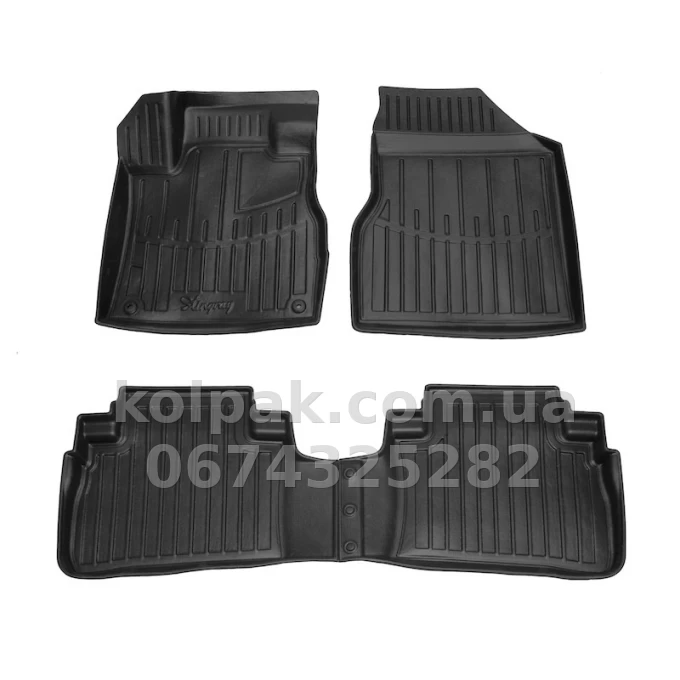 Polyurethane floor mats for Nissan Murano Z51 2008-2014 with raised edges, 4 pcs Stingray 5014324 Polyurethane floor mats for Nissan Murano Z51 2008-2014 with raised edges, 4 pcs Stingray 5014324 β photo 1