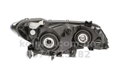 Передня ліва фара Honda Civic 8 SD 2008-2010, HB3 + HB4, чорна рамка, електричне регулювання, Depo, 217-1159L-LDEM7 — фото 2