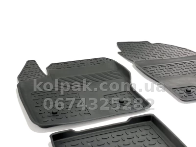 Floor mats for Ford Kuga 2 2016-2019, Rubber, 5 pcs, Seintex, 88321 — photo 3