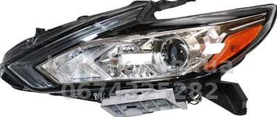 Передня ліва фара Nissan Altima 2016-2018, механічне регулювання, без ламп (LED.H9.7444na.W5W), темний відбивач, Depo, 31511ABLASN7 Передня ліва фара Nissan Altima 2016-2018, механічне регулювання, без ламп (LED.H9.7444na.W5W), темний відбивач, Depo, 31511ABLASN7 — фото 2
