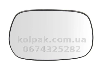 Правий вкладиш дзеркала Toyota Avensis Verso 2001-2009/Corolla Verso 2001-2004/Rav4 2 2000-2005, опуклий, із підігрівом, AVTM, 8793142610, 186432993