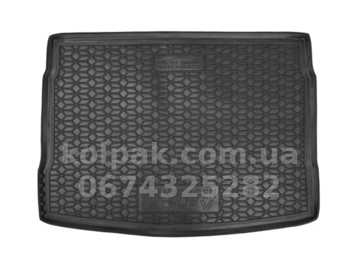 Poliuretanowa mata do bagażnika Volkswagen Golf 5 HB, pełnowymiarowy, Avto-Gumm 111910 Poliuretanowa mata do bagażnika Volkswagen Golf 5 HB, pełnowymiarowy, Avto-Gumm 111910 — zdjęcie 1