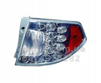 Задній правий ліхтар Subaru Impreza HB 2007-2011, без ламп (WY21W/LED), зовнішній, Depo, 220-1921R-UE