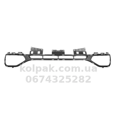 Решітка бампера Kia Sportage 2014-2015, середня, AVTM, 865613W500, 184024911