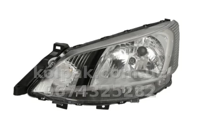 Передня ліва фара Nissan NV200 2009-2016, електричне регулювання, без коректора, без ламп (H4/PY21W/W5W), Depo, 1151125LLDEM