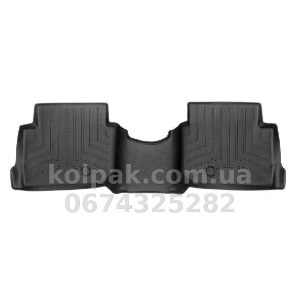 Floor mats for Hyundai Ioniq electric 2017-, with raised edges, rear, black, Weathertech 4411153 Floor mats for Hyundai Ioniq electric 2017-, with raised edges, rear, black, Weathertech 4411153 β photo 1