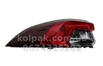 Задній лівий ліхтар Toyota Corolla E21 2019-, EUR, (без ламп) (LED/WY21W), зовнішній, Depo, 212-19CDL-UE