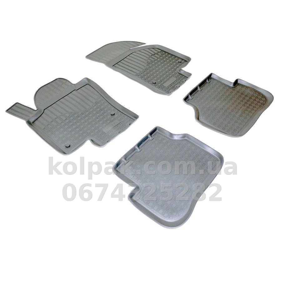 Polyurethane floor mats for Volkswagen Passat CC 2012-, Norplast, NPA10-C95-360 Polyurethane floor mats for Volkswagen Passat CC 2012-, Norplast, NPA10-C95-360 β photo 1