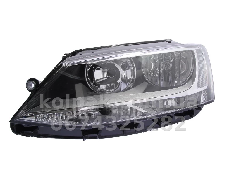 Передня ліва фара Volkswagen Jetta 2011-, електричне регулювання, із моторчиком H7/H7/P21W/PY21W/W5W, Depo, 441-11G6LMLDEM2 Передня ліва фара Volkswagen Jetta 2011-, електричне регулювання, із моторчиком H7/H7/P21W/PY21W/W5W, Depo, 441-11G6LMLDEM2 — фото 1