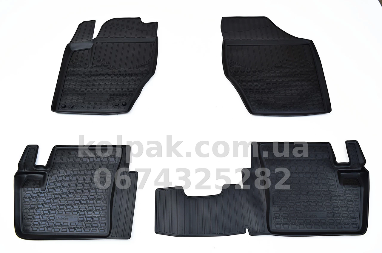 Polyurethane floor mats for Peugeot 408 2012-/Citroen C4 SD 2013-, Norplast, NPA11-C64-350 Polyurethane floor mats for Peugeot 408 2012-/Citroen C4 SD 2013-, Norplast, NPA11-C64-350 β photo 1