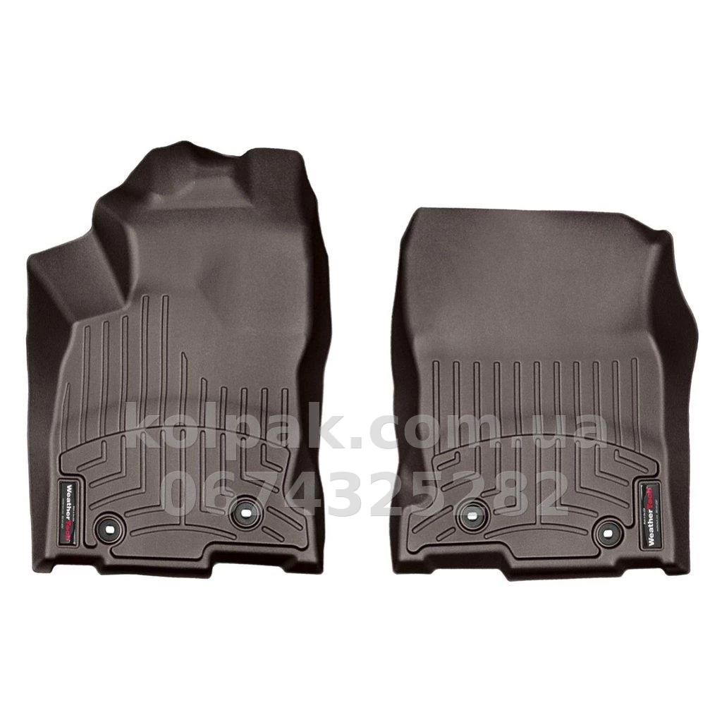 Килимки в салон Lexus NX 2015-, з бортиком, передні, какао, Weathertech 477491 Килимки в салон Lexus NX 2015-, з бортиком, передні, какао, Weathertech 477491 — фото 1